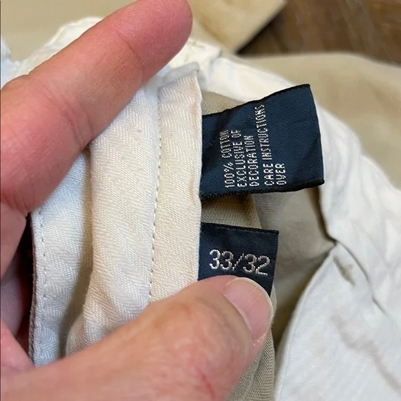 Ralph Lauren Men's Tan Chinos Size 33x32 - Picture 3 of 5